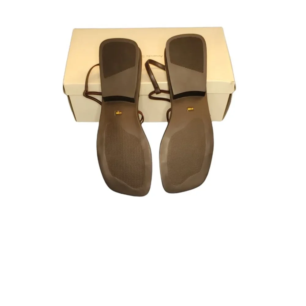 New Amanda Smith Gyro Brown Elastic Slip On Shoes SZ 8.5 M - Picture 7 of 12